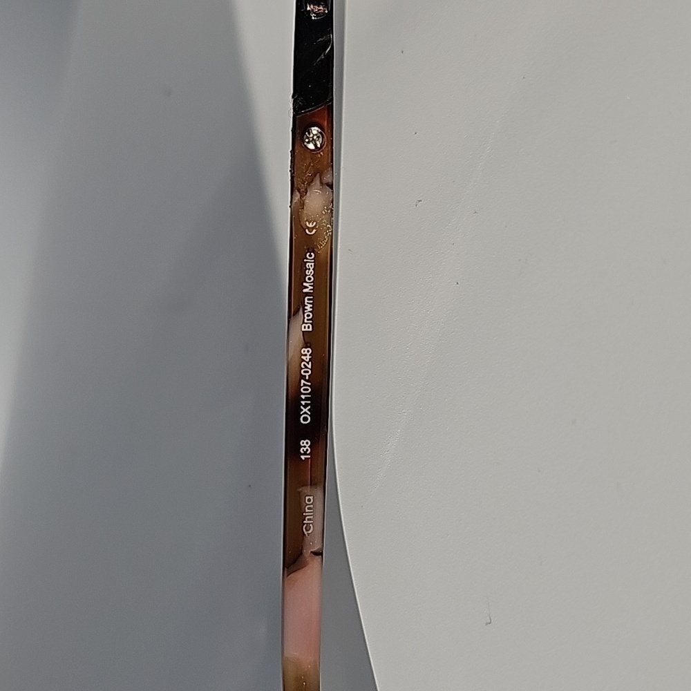 Oakley Mislead OX1107-0248 Brown Mosaic Eyeglasses Frames Tortoise 48-18-138 - Picture 5 of 12